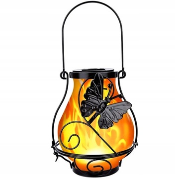 MOTYL LAMPA SOLARNA LED POCHODNIA EFEKT PŁOMIENIA