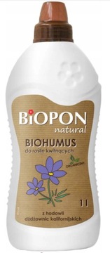 Biopon Natural Biohumus do roślin kwitnących 1 L