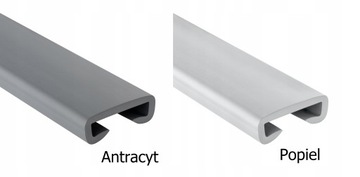 LISTWA PORĘCZOWA PCV 40/8mm BRĄZ poręcz pochwyt