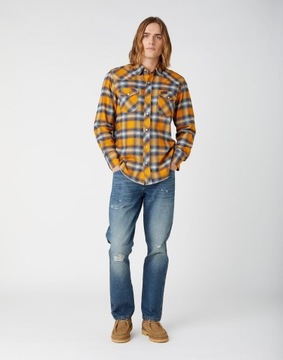 Męskie spodnie jeansowe proste Wrangler GREENSBORO W33 L32