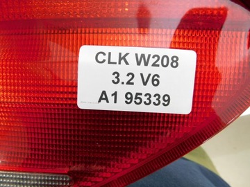 MERCEDES CLK W208 3,2 V6 SVĚTLO ZADNÍ LEVÝ