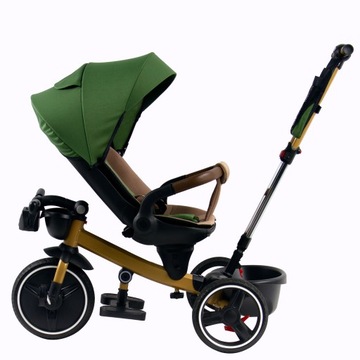 ВЕЛОСИПЕД KIDSEE RAPTOR TRIKE С МУЗЫКОЙ И СВЕТЛО-ЗОЛОТО-ЗЕЛЕНЫМ