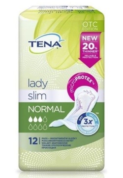 Wkładki urologiczne Tena Lady Slim Normal 12szt.