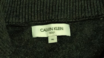 CALVIN KLEIN Super Sweter LOGO CK XL