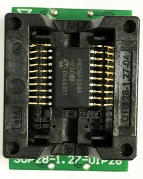 Переходник SOIC20/SOP20/SO20 (300mil)-PDIP20 ZIF