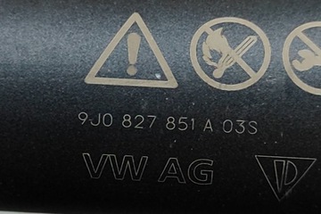 PORSCHE TAYCAN 9J1 CROSS TURISMO LEVÝ STRANA KRYT KUFRU VZPĚRA/TLAKOVAČ PLYN