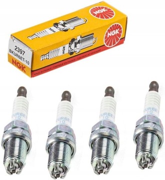 СВЕЧА ЗАЖИГАНИЯ x4 NGK BKUR6ET-10 2397 AUDI A4 8L 8P A4 B5 B6