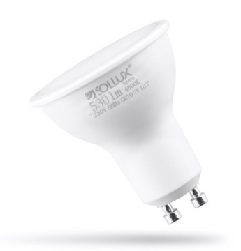 Żarówka LED GU10 zimna 4000K 7W 530lm 0973