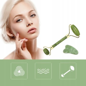 Jade Массажер для лица Jade Roller