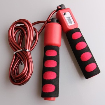 Скакалка ПВХ со счетчиком и антикрасным покрытием.