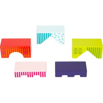 Сенсорные деревянные кубики Small Foot 3+