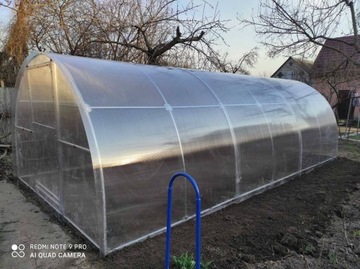 Садовая теплица SUPREMA II из поликарбоната 3х4м - ЗАКРЫТАЯ РОФИЛЬ / НОВИНКА!