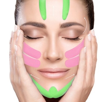 КИНЕЗИОТЕЙП ЛИФТИНГ-ЛЕНТА ДЛЯ ЛИЦА 100см