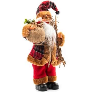 РОЖДЕСТВЕНСКОЕ ОРНАМЕНТ СВ. БОЛЬШОЙ РОЖДЕСТВЕНСКИЙ ПОДАРОК ​​САНТА, 43 СМ