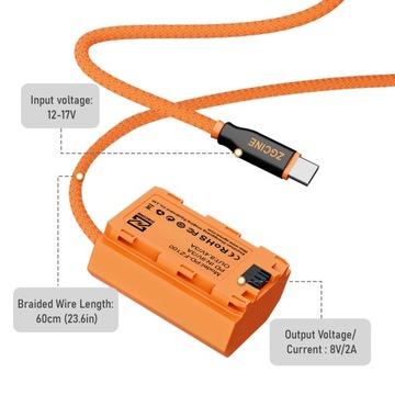 PD-LPE6 Type-C — поддельная батарея LP-E6NH.