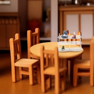 Miniaturowe meble Miniaturowy stojak na biurko
