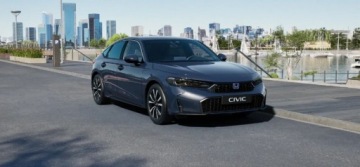 Honda Civic XII 2025 Honda Civic e-HEV Elegance 2025 - Nowy model - Facelift 2.0 Hybryda 143KM