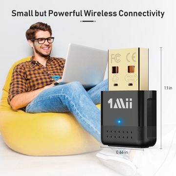 B10A Nadajnik Audio Bluetooth 5.0 USB 1Mii 20m