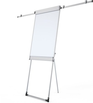 Flipchart 70x100 cm magnetyczny suchościeralny biała tablica na trójnogu