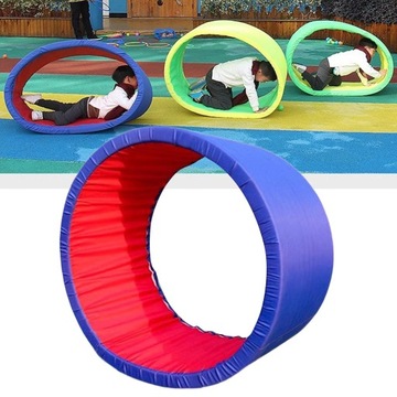 Krąg do pełzania, sprzęt do treningu sensorycznego, rekwizyty do gier, interaktywny niebieski