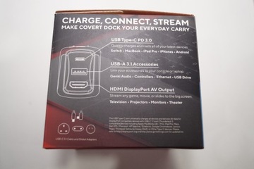 3696 Genki Nintendo Switch Dock USB-C USB-A 3.1 Docking HDMI