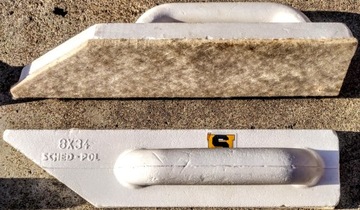 PACA STYROPIANOWA SCHED–POL Z FILCEM KĄTOWA SKOŚNA SZPALEROW 8x34c 80x340mm