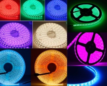 KIT светодиодная лента 300SMD RGB 5050 IP68 драйвер 5м