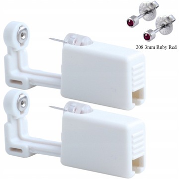2 Pack Disposable Self Ear Piercing Gun Kit S