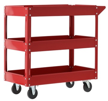 ИНСТРУМЕНТАЛЬНАЯ ТЕЛЕЖКА НА КОЛЕСАХ ДЛЯ МАСТЕРСКОЙ 82,5х41,5х72,5 см ДЛЯ ГАРАЖА