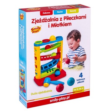 Горка с шариками и молотком Smily Play