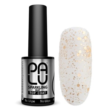PALU Top hybrydowy do paznokci SPARKLING MATT No Wipe 11g