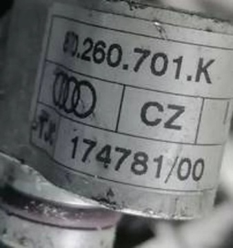 AUDI A4 B8 07-15R - PŘÍVOD KRÁTKÁ KLIMATIZACE 8T0260701K