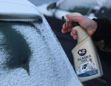 K2 ALASKA WINDOW DEFROSTER для стекол автомобиля, растворяет лед и иней, 700мл