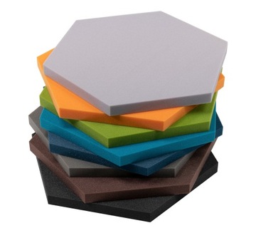 Звукоизоляционная акустическая панель, губка HEXAGON, 2 см.