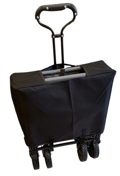 Туристическая тележка для сада и пляжа, складная, резиновые колеса, БЕСПЛАТНЫЙ чехол