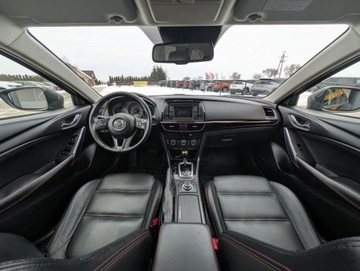 Mazda 6 III Kombi 2.2 SKYACTIV-D I-ELOOP 175KM 2013 Mazda 6 Navi Ledy Automat Tempomat Serwis Gwarancja 2.2 Diesel 175KM, zdjęcie 27