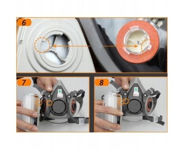 3M Paint Mask Full SET 6800 SET