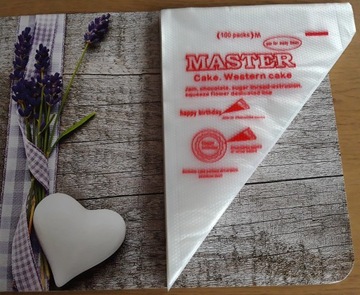 КОНДИТЕРСКИЙ РУКАВ Одноразовые пакеты, 100 шт М Торт