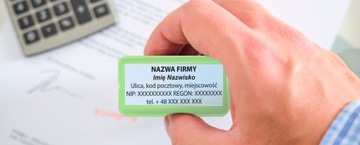 WAGRAF B4s ШТАМП ДЛЯ 8 СТРОК НАЗВАНИЕ КОМПАНИИ ОФИСНЫЙ ДИЗАЙН + ЛАСТИК