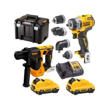 Zestaw DCD703 DCH072 12V 2x3Ah DeWALT DCK2101L2T