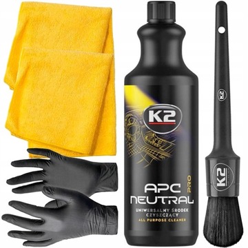 K2 ZESTAW DO CZYSZCZENIA WNĘTRZA SAMOCHODU APC PRO