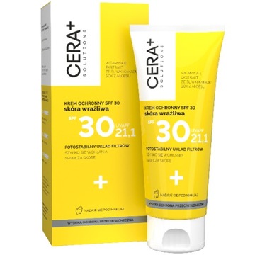 CERA+KREM OCHRONNY SPF 30 SKÓRA WRAŻLIWA 50 ML
