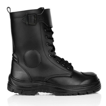 Buty Motocyklowe Obuwie na Motor Skóra Czarne 42