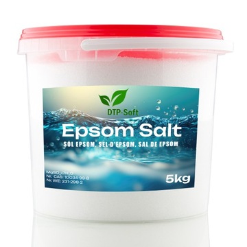 5kg Siarczan magnezu sól gorzka wiaderko czysty 99,5% epsom 5 kg TOP
