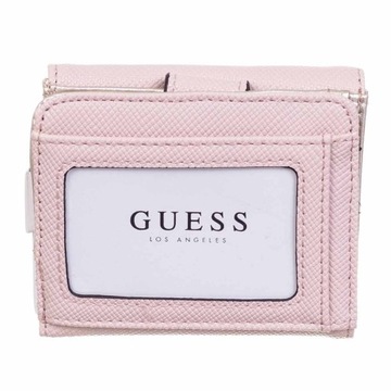 GUESS PORTFEL DAMSKI LAUREL SLG CARD PINK