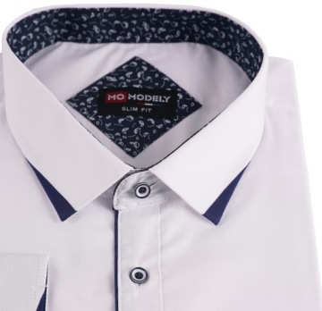 МУЖСКАЯ БЕЛАЯ ТОРЖЕСТВЕННАЯ РУБАШКА БОЛЬШОГО РАЗМЕРА 8XL 53/54