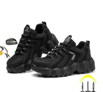 Buty LEKKIE Robocze Obuwie Sportowe PÓŁBUTY BHP Z Noskiem