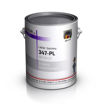 Lakier Bazowy Srebrny ŚR. GRUBY METAL 347 FELGI 1L