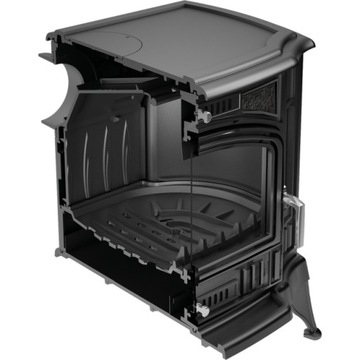 Печь чугунная Koza K9 10кВт fi 130 для дачи, прочная, экологическая