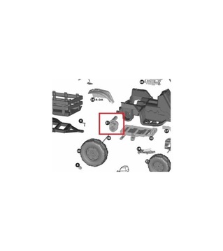 Peg Perego Traktor 12V przekładnia z silnikiem